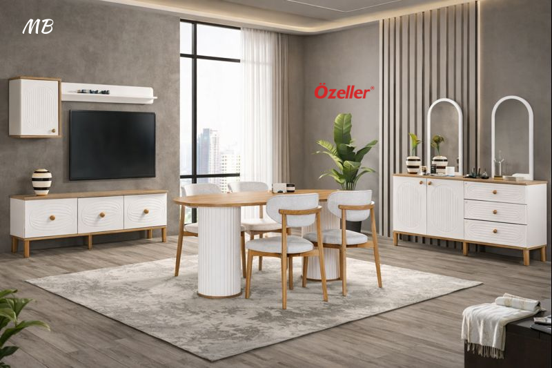 Bohem Yemek Odası Takımı