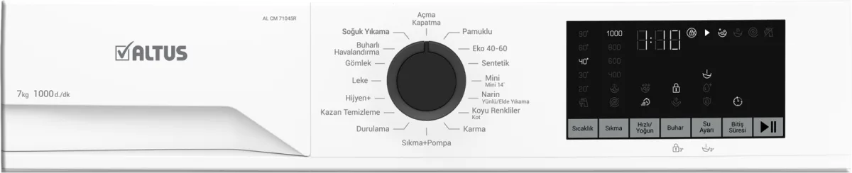 Altus AL CM 71045R Çamaşır Makinesi - görsel 6