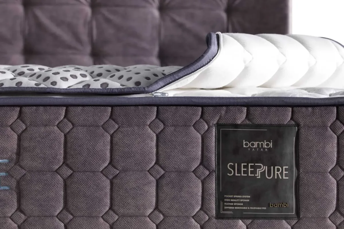 Bambi Sleepure Set - yatağın fermuarlı üst katmanı