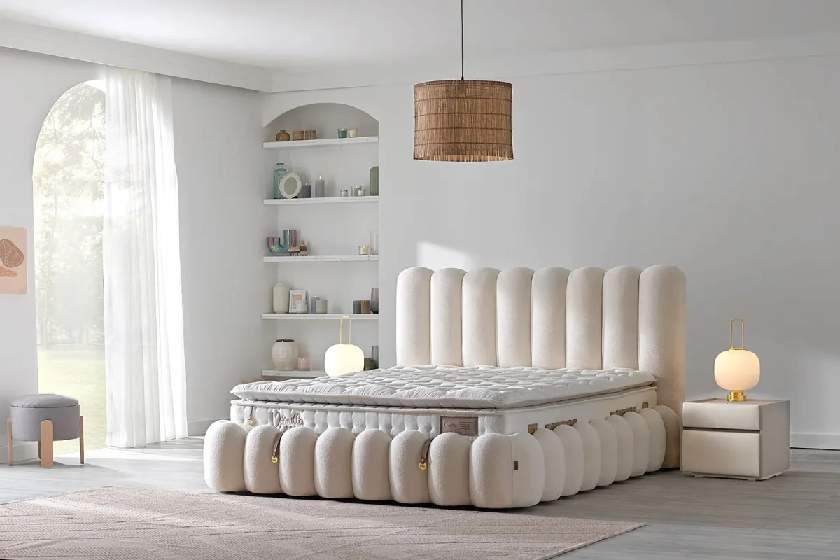 Bambi Vanilla Dream Loop Set - yatak odasında