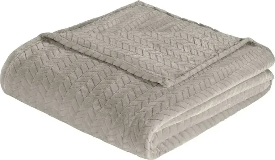 Bambi Varena Wellsoft Battaniye Ekru - görsel 2