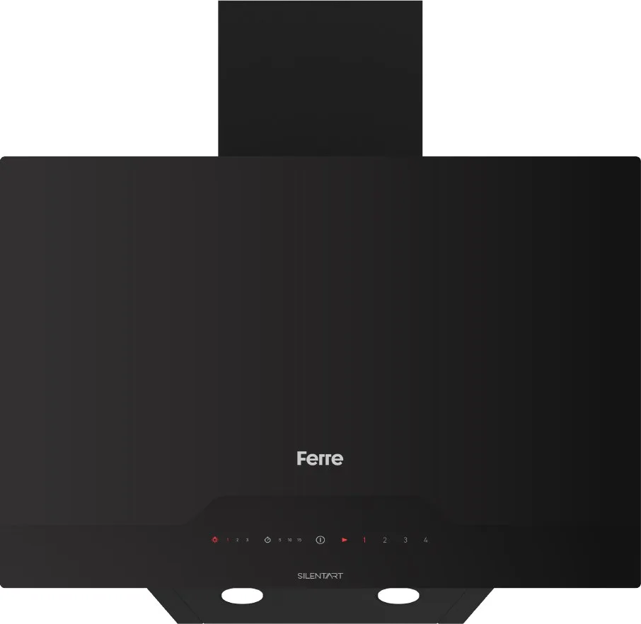 Ferre FlowArt Siyah Ankastre Set QBL63CS + SS205 + D063 - görsel 4