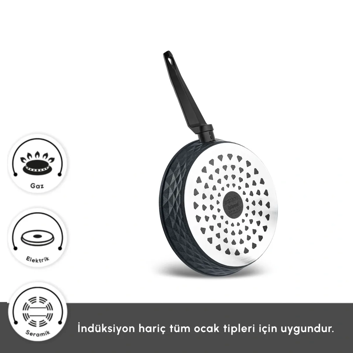 Karaca Biodiamond Antibakteriyel Kulp Tava 26 cm - görsel 5