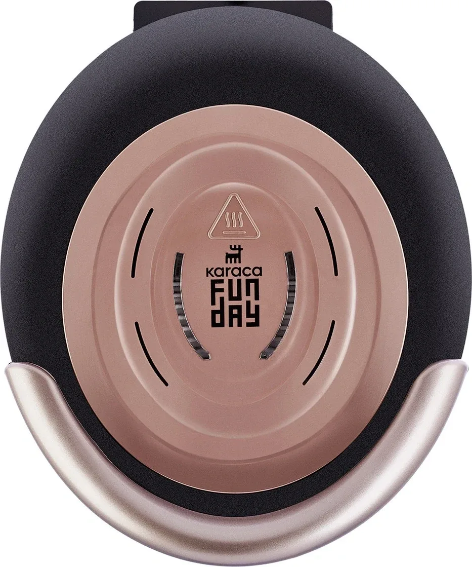 Karaca Funday Çıkarılabilir Plakalı Waffle Makinesi 1000W Rosegold - görsel 3