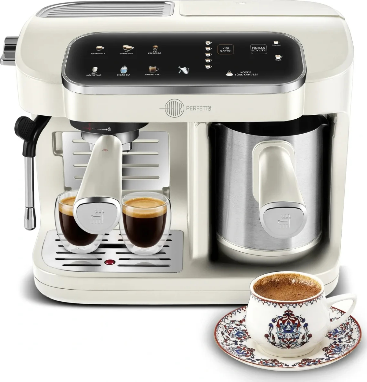Karaca Hatır Perfetto Espresso ve Türk Kahvesi Makinesi Starlight