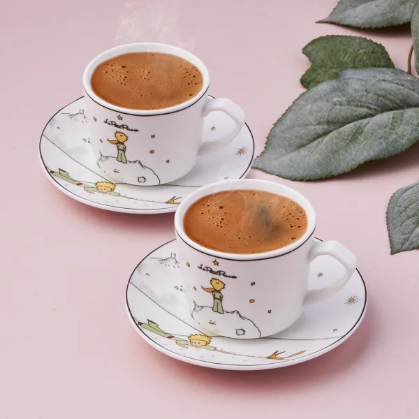 Karaca Küçük Prens 2 Kişilik Kahve Fincan Takımı 80 ml