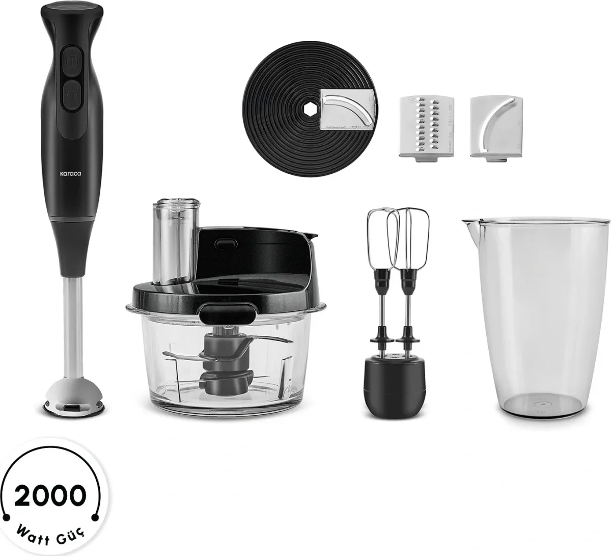 Karaca Pro-Multimax Mutfak Robotu Onyx Black