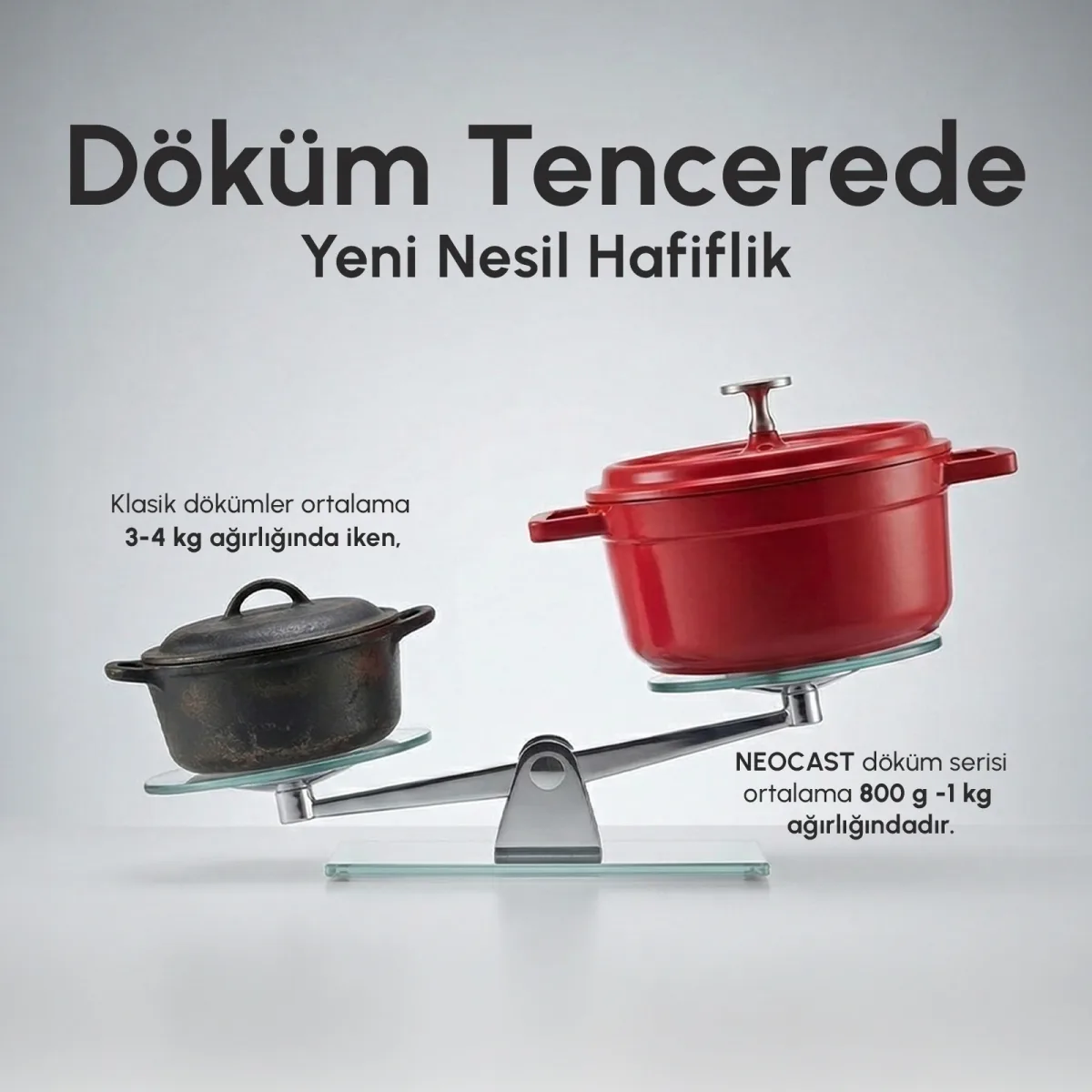 Karaca Swiss Crystal Neocast 7 Parça Döküm Tencere ve Tava Seti Antrasit - görsel 2