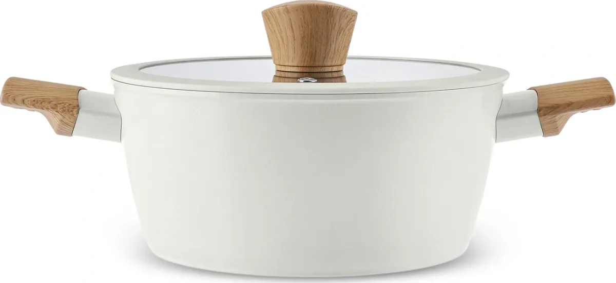 Karaca x Refika Swiss Crystal Almond Cream 24 cm Tencere - görsel 3