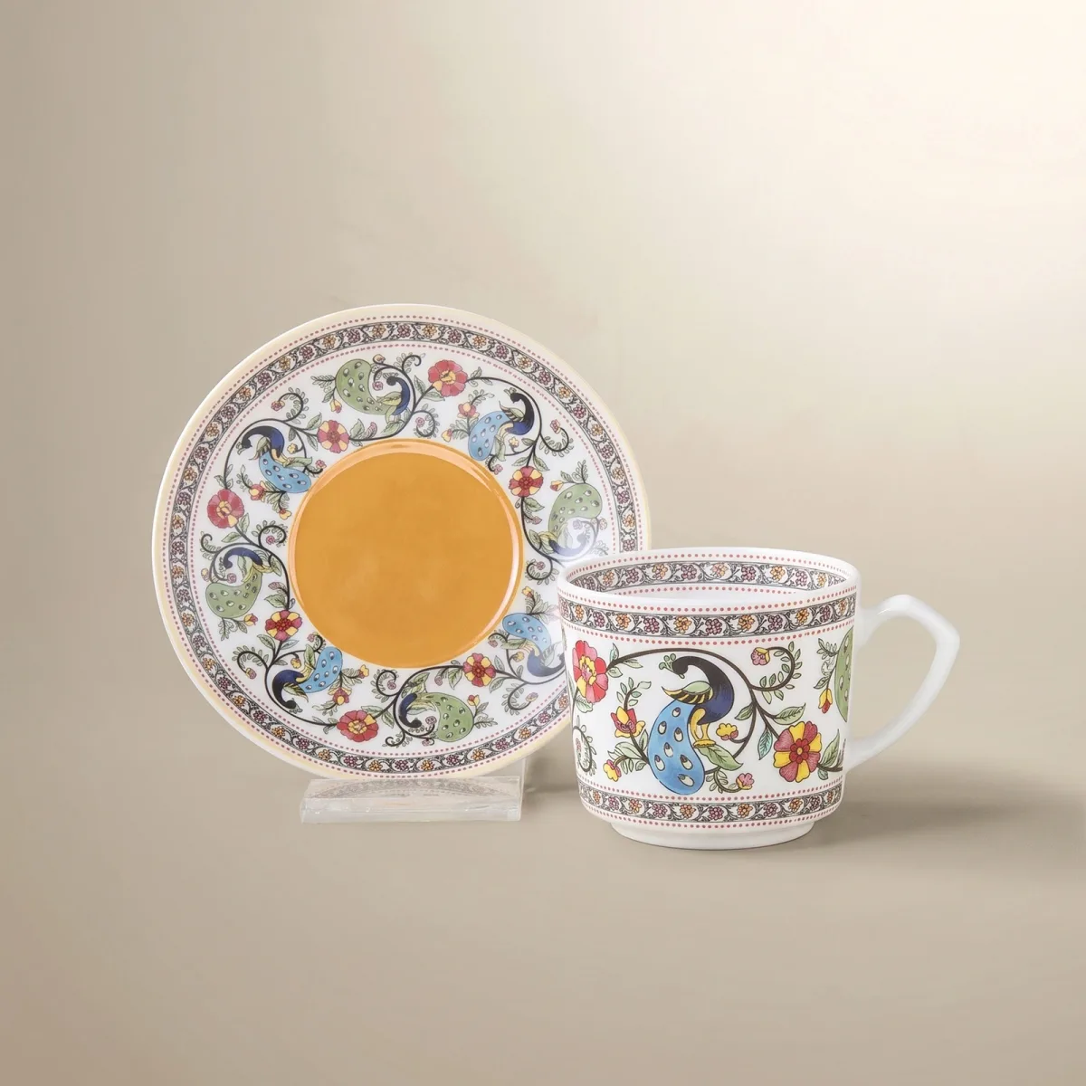 Karaca Yasemen 6 Kişilik Kahve Fincan Takımı 80 ml - görsel 2