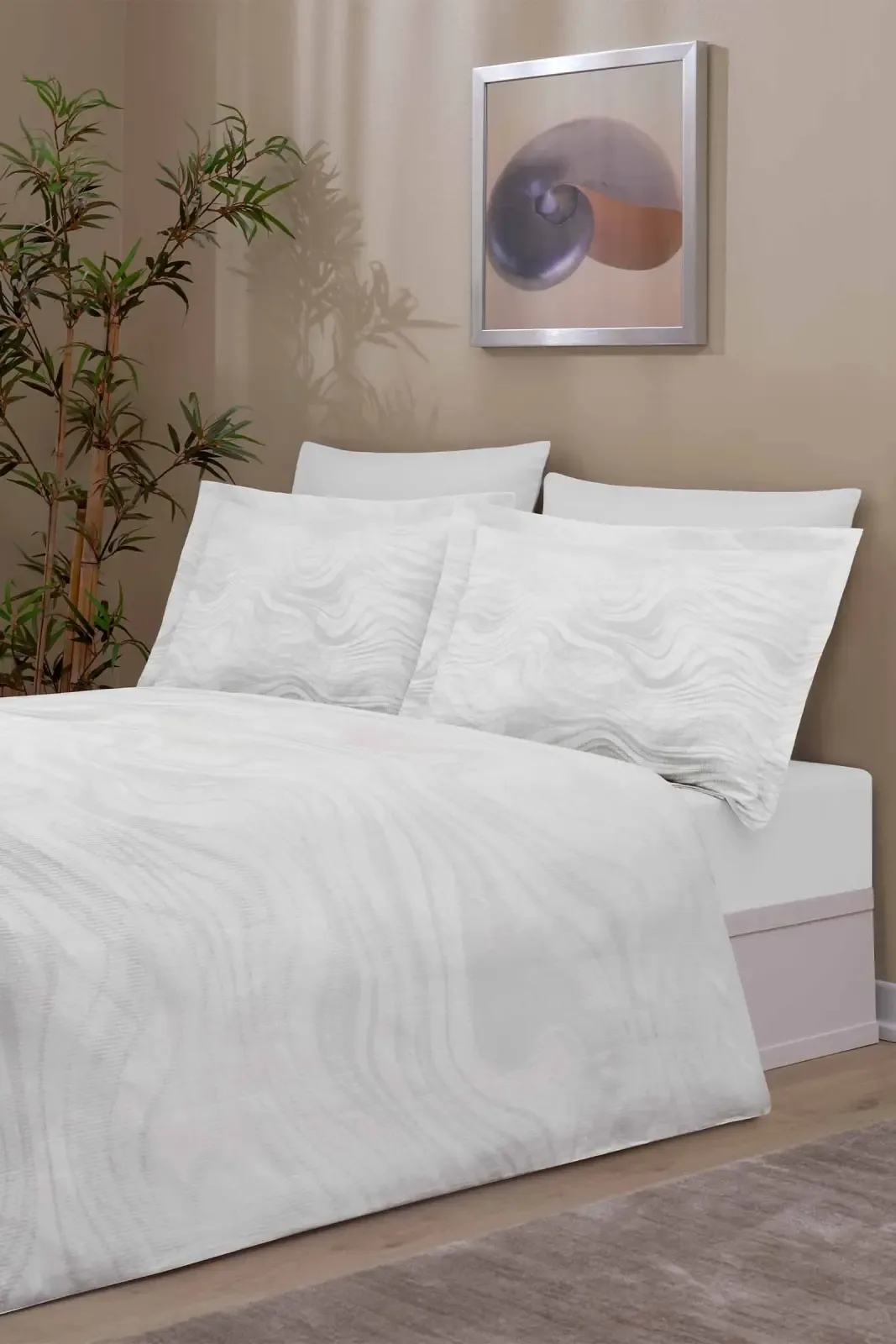 Özdilek Albite King Size Saten Nevresim Takımı - görsel 3