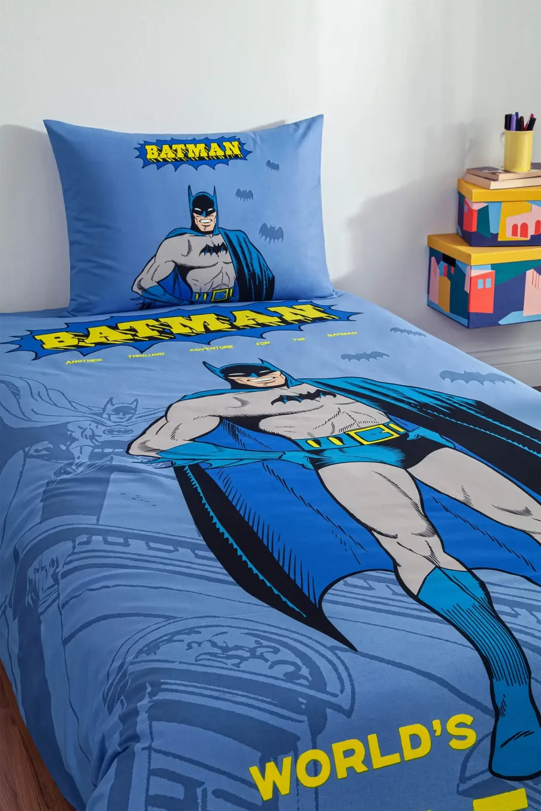 Özdilek Batman Detective Lisanslı Tek Kişilik Nevresim Takımı - görsel 2
