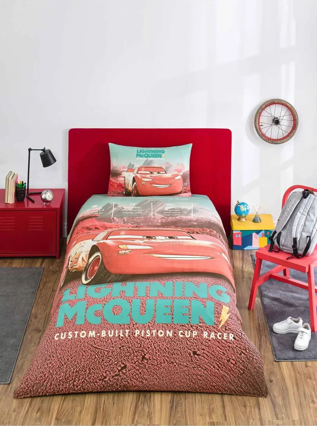 Özdilek Cars City Tek Kişilik Disney Lisanslı Lastikli Çocuk Nevresim Takımı