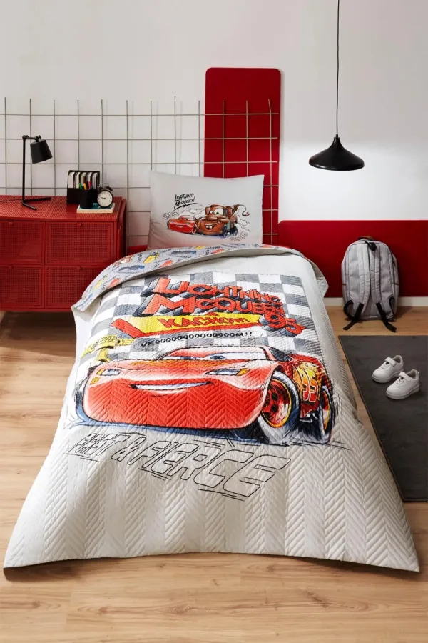 Özdilek Cars Fast Disney Lisanslı Kapitoneli Tek Kişilik Çocuk Nevresim Takımı