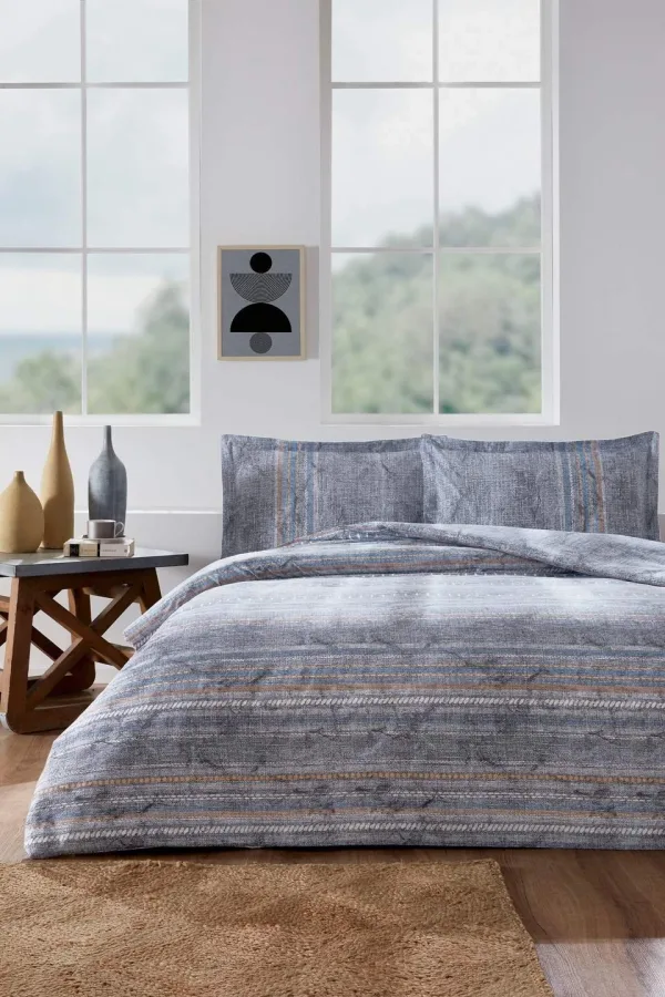 Özdilek Colorado King Size Lastikli Çarşaf Nevresim Takımı