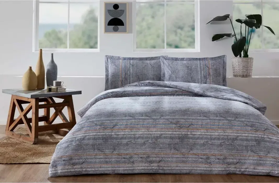 Özdilek Colorado King Size Lastikli Çarşaf Nevresim Takımı - görsel 4