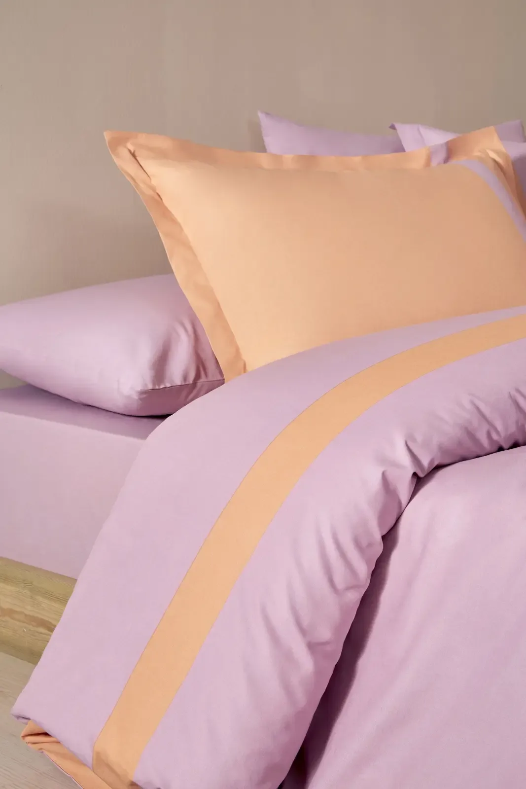 Özdilek Colour Stripe Çift Kişilik Nevresim Takımı Pembe - görsel 3