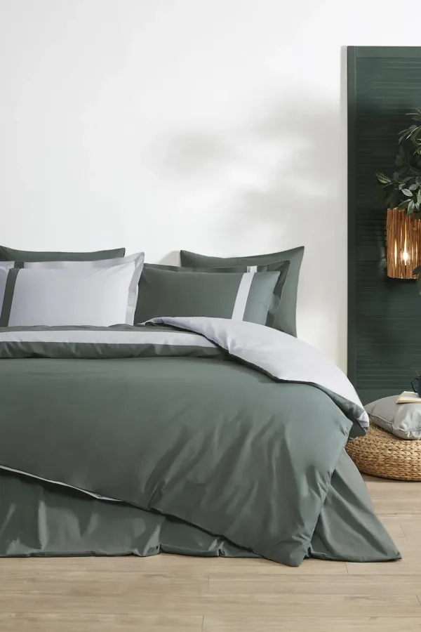 Özdilek Colour Stripe Tek Kişilik Nevresim Takımı Haki
