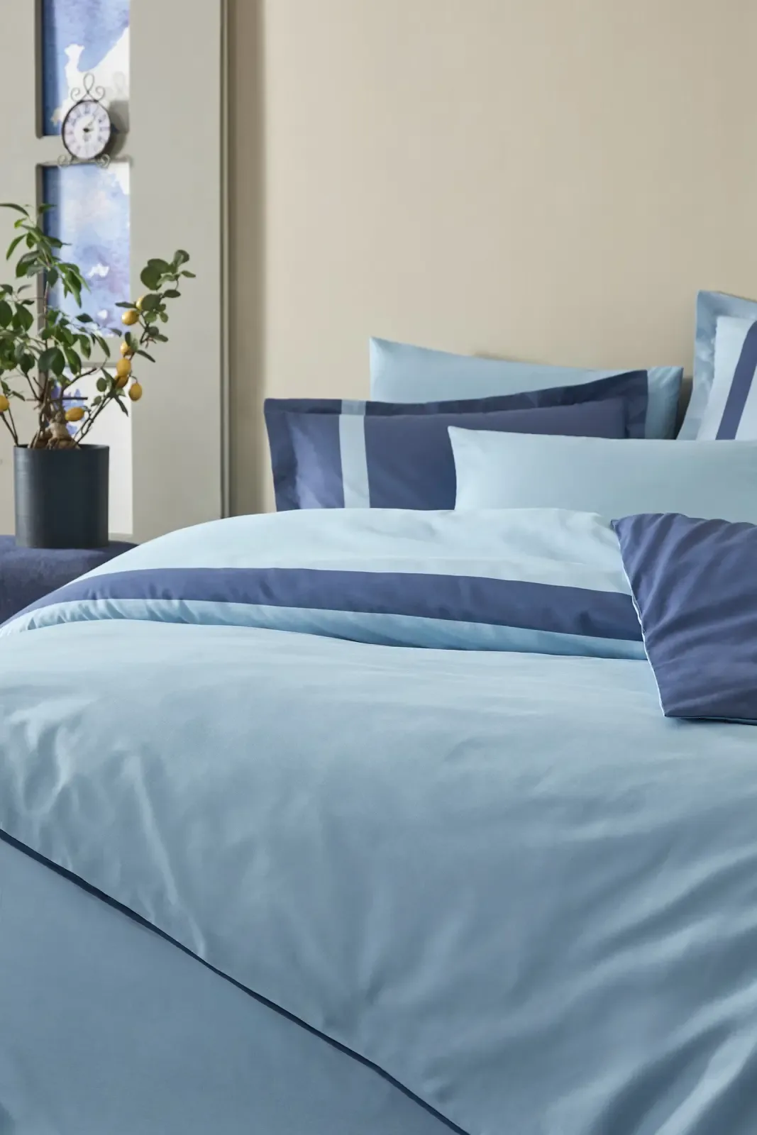 Özdilek Colour Stripe Tek Kişilik Nevresim Takımı Turkuaz - görsel 2