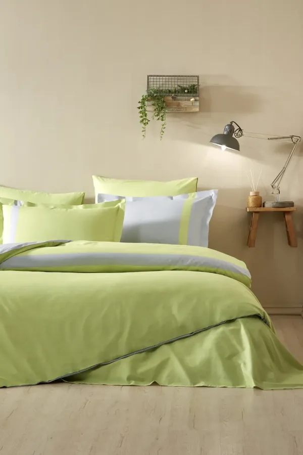 Özdilek Colour Stripe Tek Kişilik Nevresim Takımı Yeşil