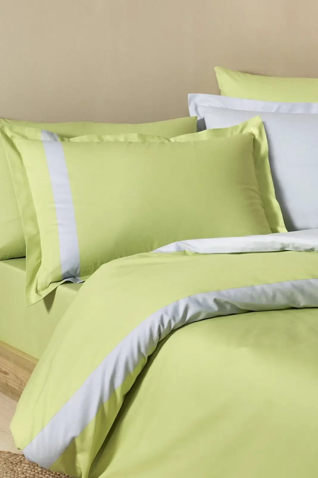 Özdilek Colour Stripe Tek Kişilik Nevresim Takımı Yeşil - görsel 3