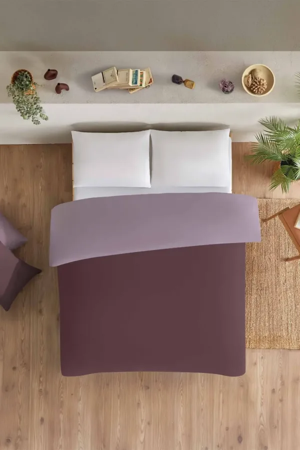 Özdilek Colourist Tek Kişilik Nevresim Mürdüm