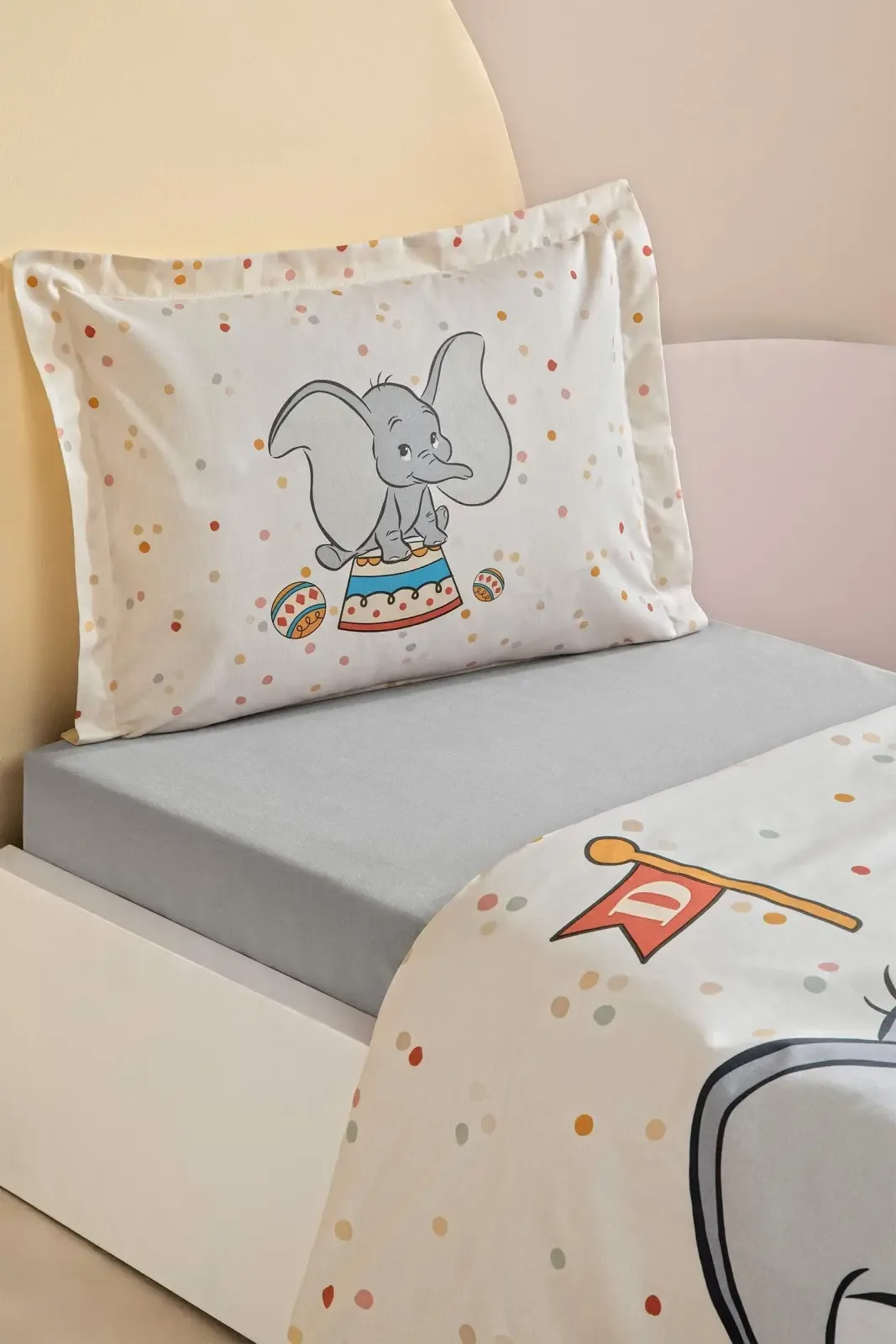 Özdilek Dumbo Circus Disney Lisanslı Bebek Nevresim Takımı - görsel 3