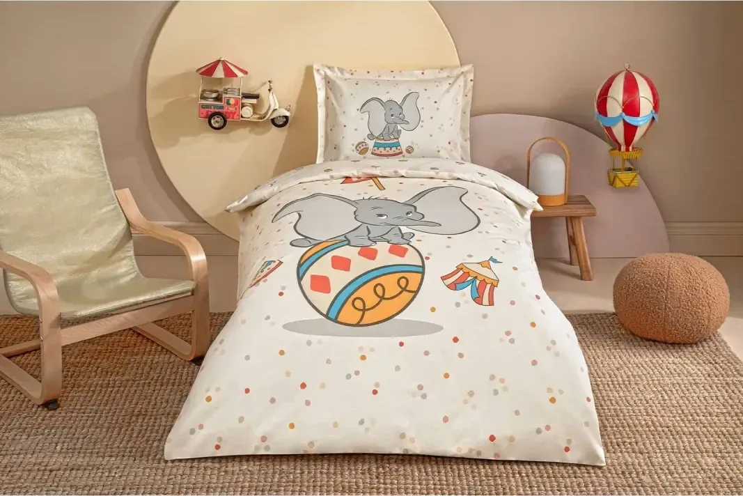 Özdilek Dumbo Circus Disney Lisanslı Bebek Nevresim Takımı - görsel 4