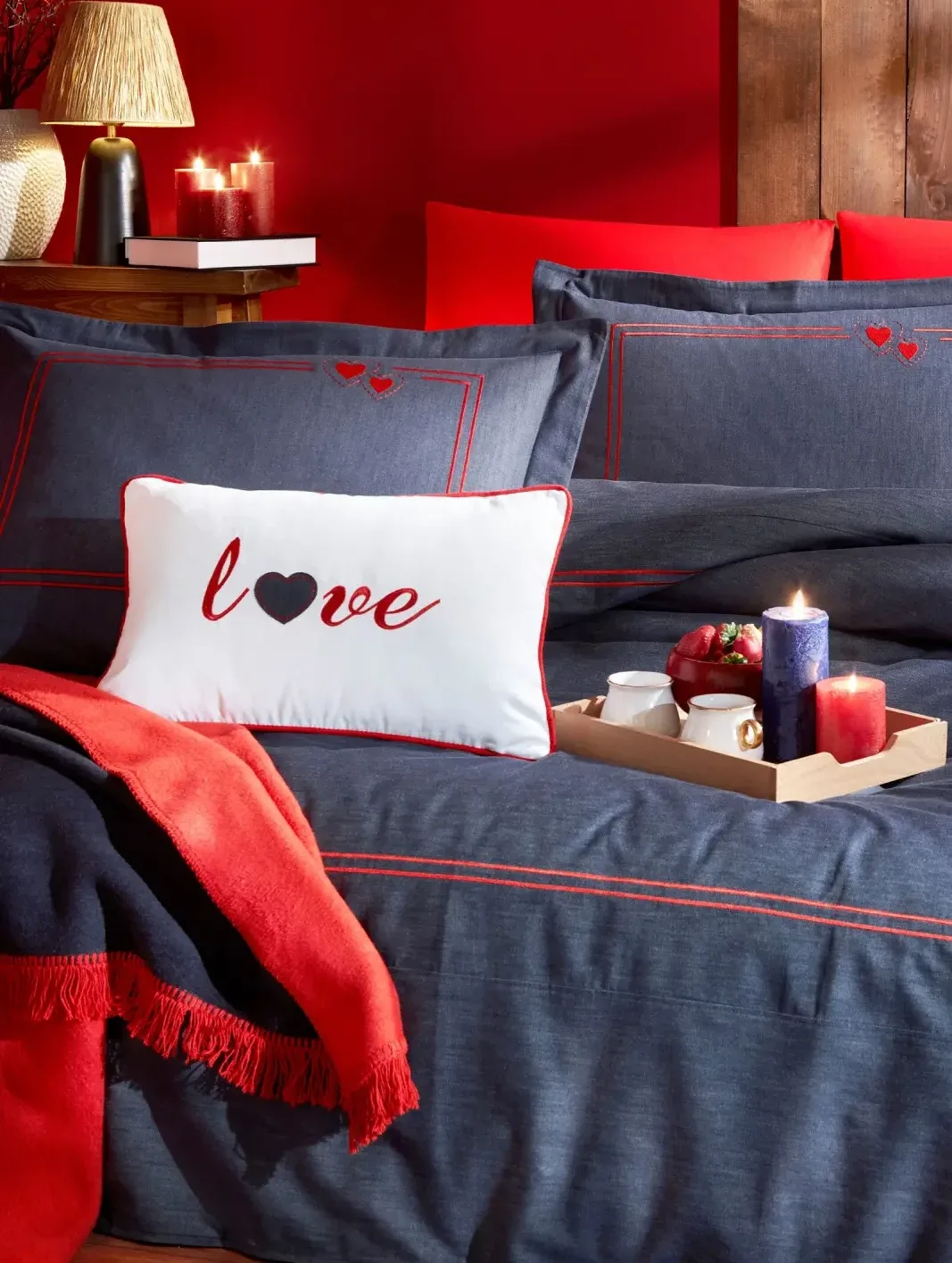 Özdilek Endless Love Çift Kişilik Nevresim Takımı - görsel 2