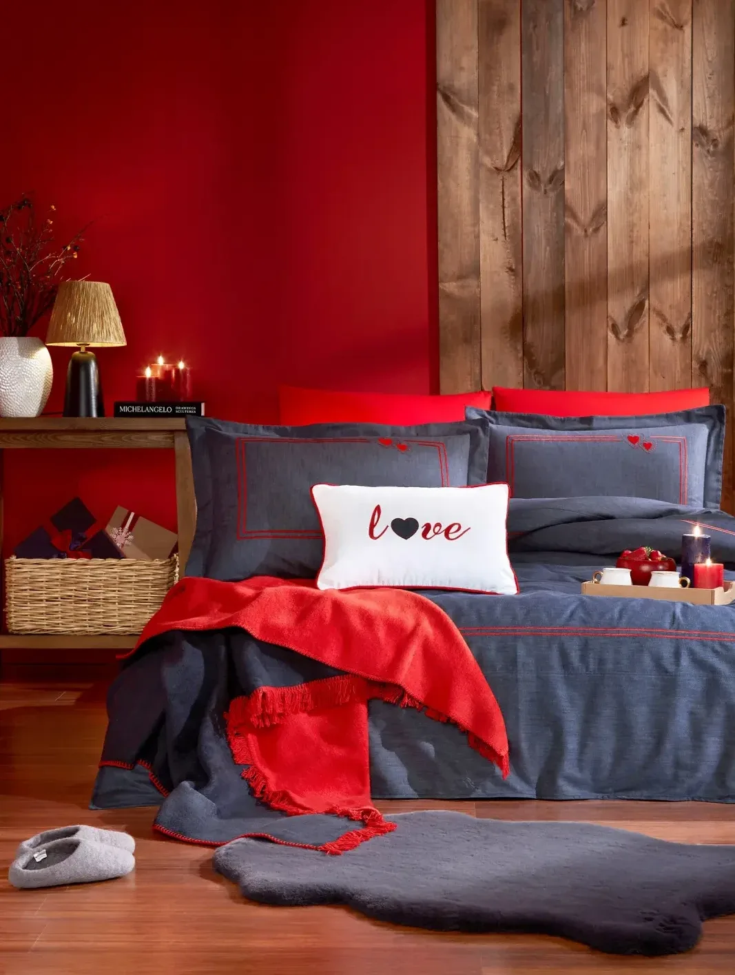 Özdilek Endless Love King Size Nevresim Takımı