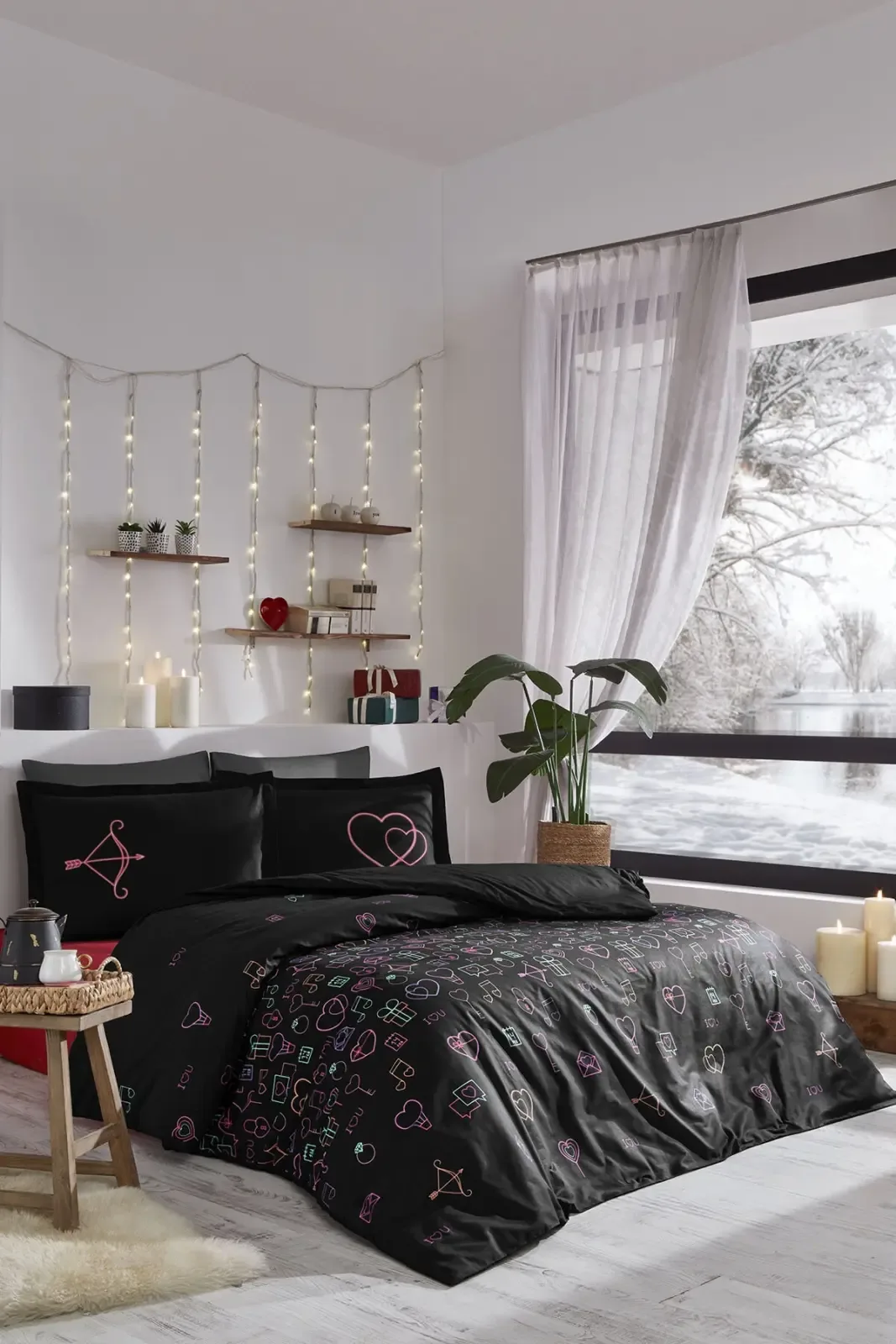 Özdilek Gleam Love Çift Kişilik Nevresim Takımı - görsel 2