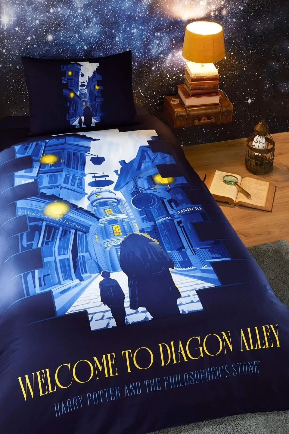 Özdilek Harry Potter Alley Tek Kişilik Lisanslı Lastikli Çocuk Nevresim Takımı - görsel 2