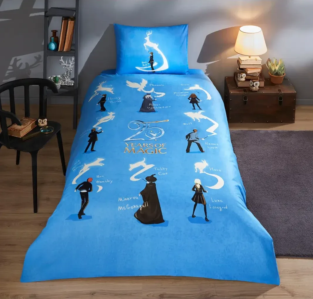 Özdilek Harry Potter Patronus Tek Kişilik Lisanslı Lastikli Çocuk Nevresim Takımı - görsel 4