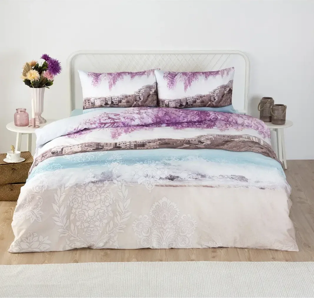 Özdilek Jacaranda Çift Kişilik Soft Life Saten Nevresim Takımı - görsel 2
