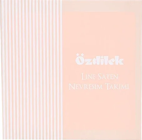 Özdilek Line Çift Kişilik Saten Nevresim Takımı Krem - görsel 2