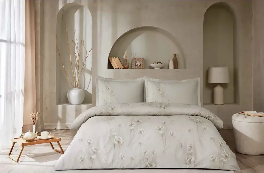 Özdilek Michelia King Size Lastikli Çarşaf Nevresim Takımı - görsel 4