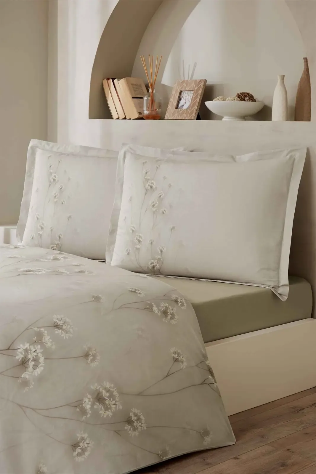 Özdilek Michelia King Size Lastikli Çarşaf Nevresim Takımı - görsel 3