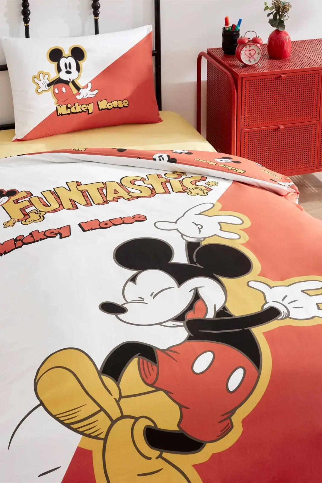 Özdilek Mickey Mouse Funtastic Disney Lisanslı Tek Kişilik Çocuk Nevresim Takımı - görsel 2