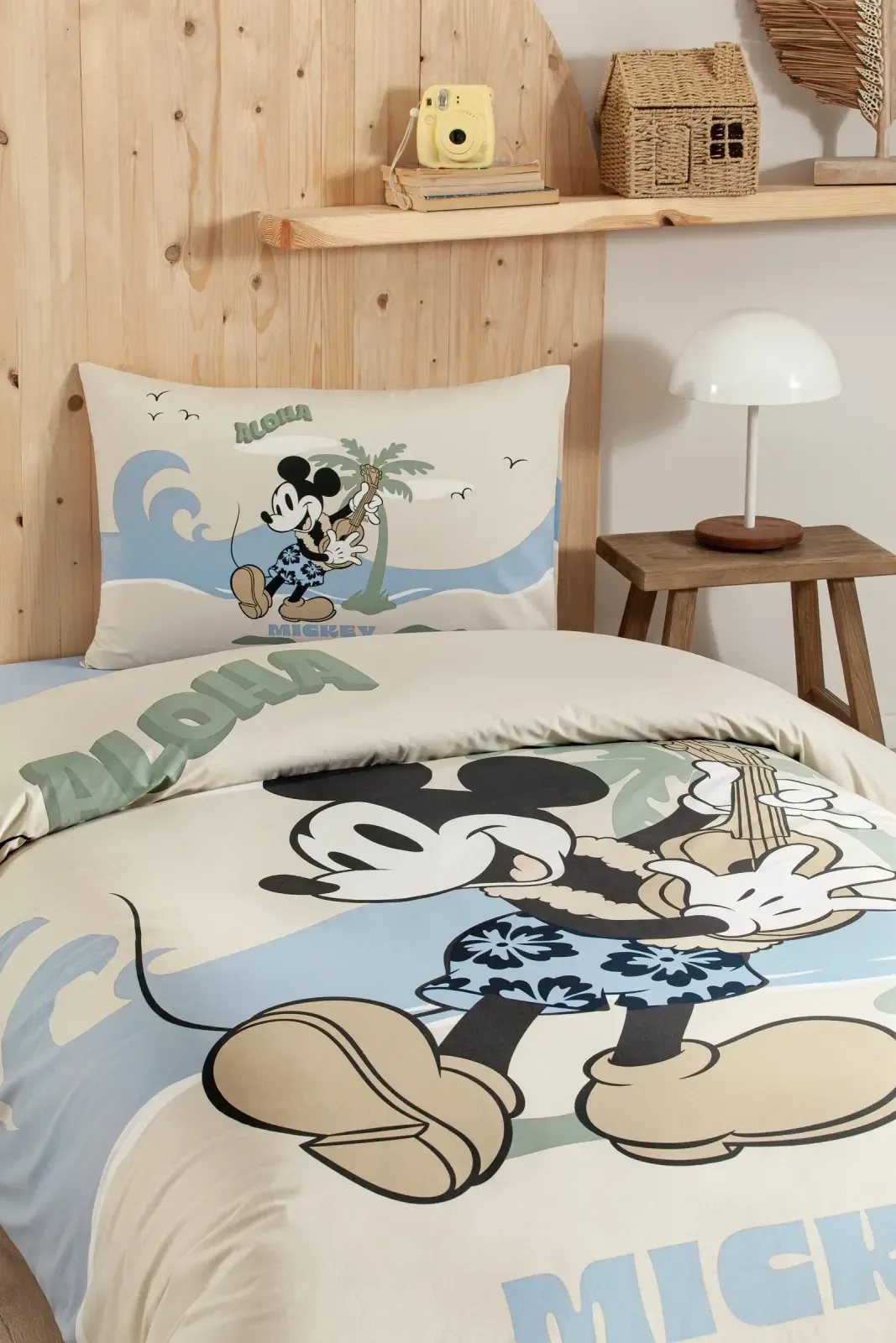 Özdilek Mickey Mouse Island Tek Kişilik Disney Lisanslı Lastikli Çocuk Nevresim Takımı - görsel 2