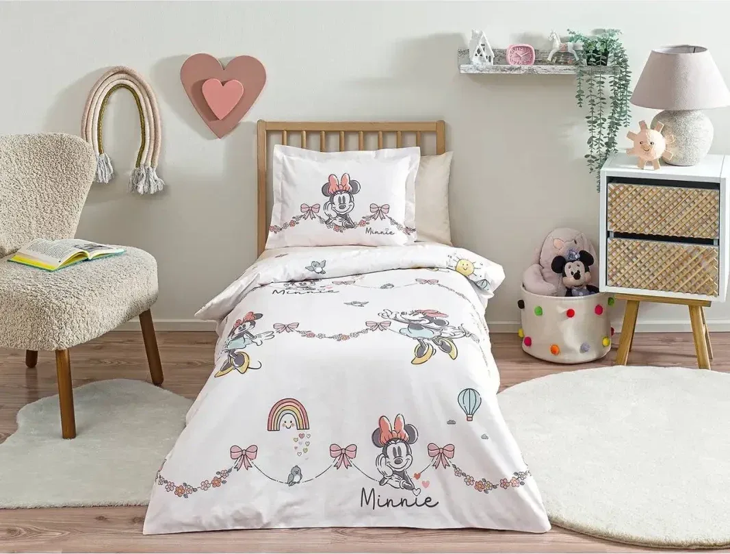 Özdilek Minnie Mouse Bowties Disney Lisanslı Bebek Nevresim Takımı - görsel 4