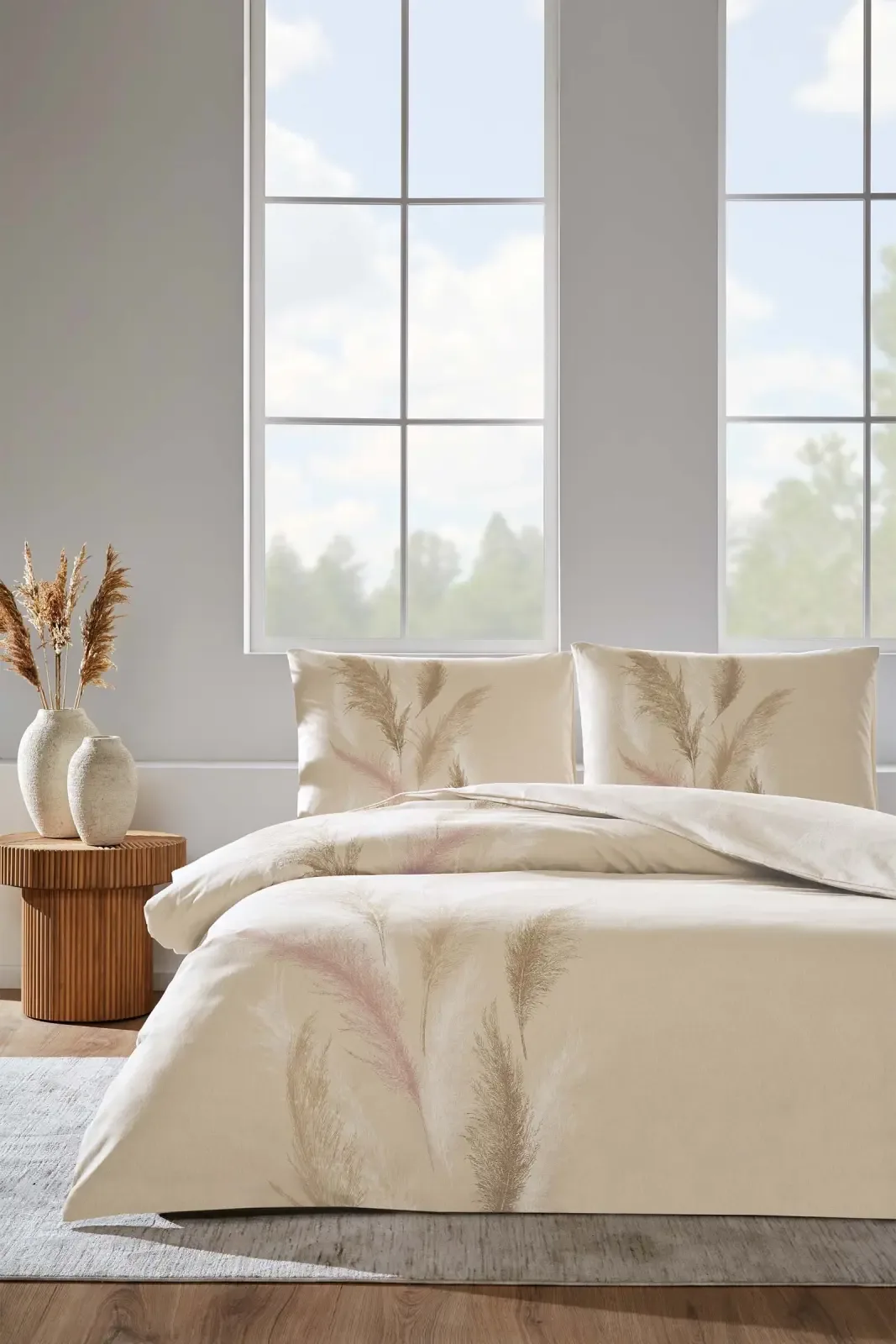 Özdilek Silver Grass Kışlık Flanel Çift Kişilik Nevresim Takımı