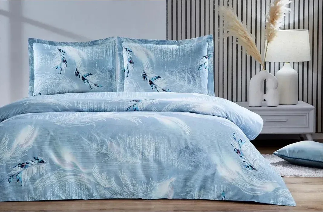 Özdilek Silver Snow Tek Kişilik Lastikli Çarşaf Nevresim Takımı - görsel 4