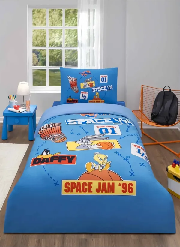 Özdilek Space Jam Team Lisanslı Tek Kişilik Nevresim Takımı