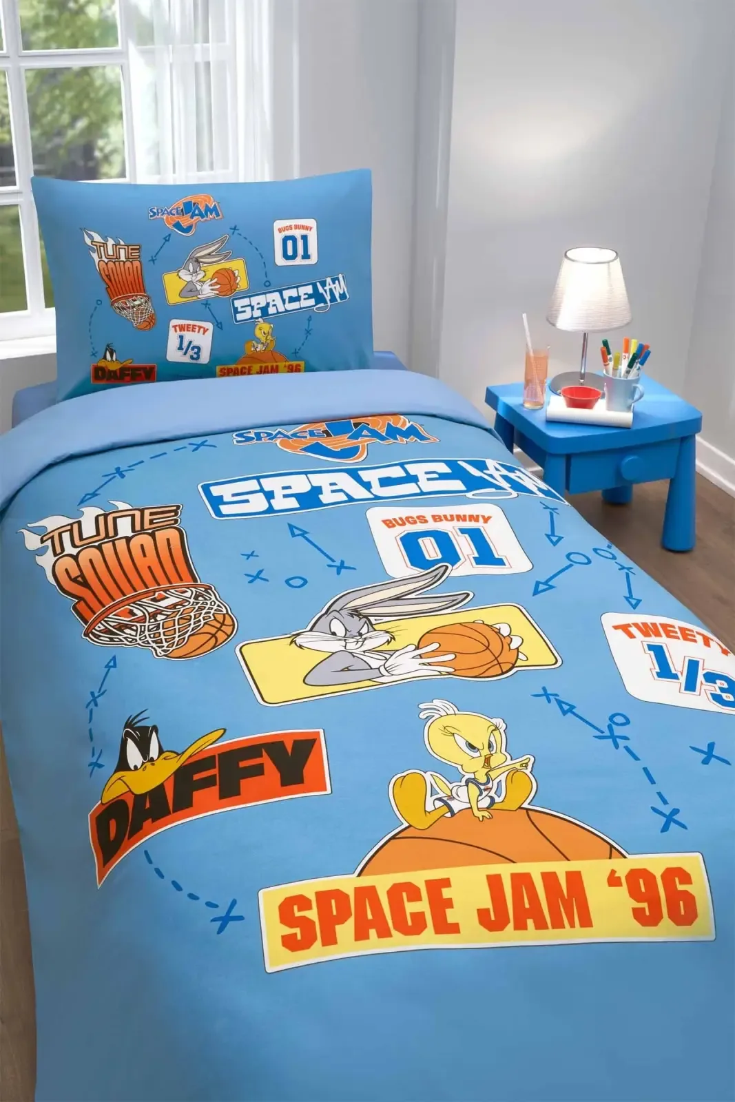 Özdilek Space Jam Team Lisanslı Tek Kişilik Nevresim Takımı - görsel 2