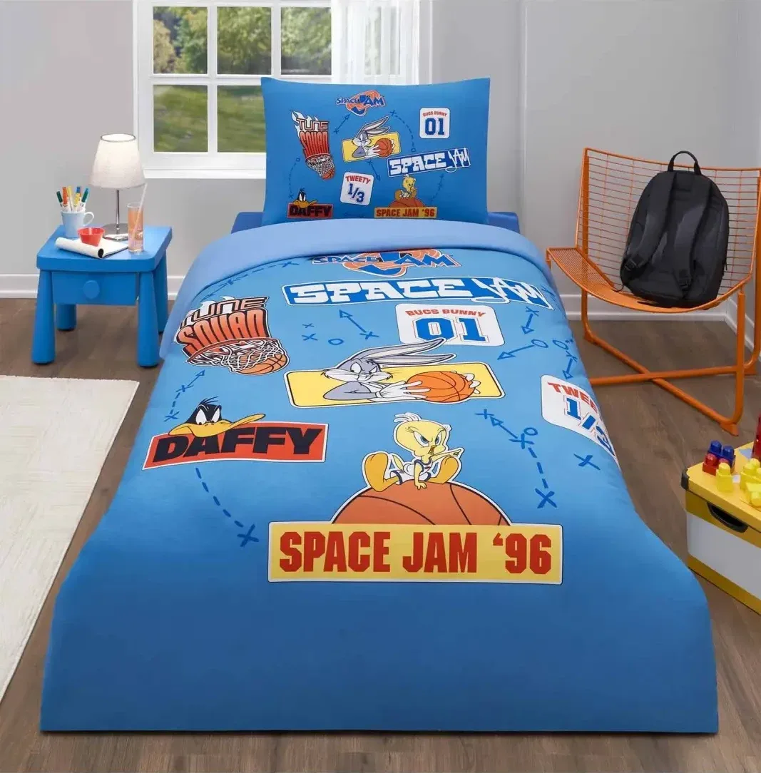 Özdilek Space Jam Team Lisanslı Tek Kişilik Nevresim Takımı - görsel 4
