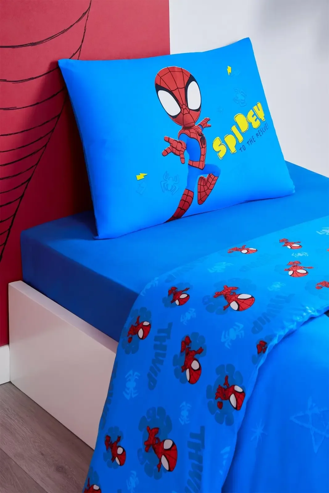 Özdilek Spidey Power Tek Kişilik Lisanslı Lastikli Çocuk Nevresim Takımı - görsel 3