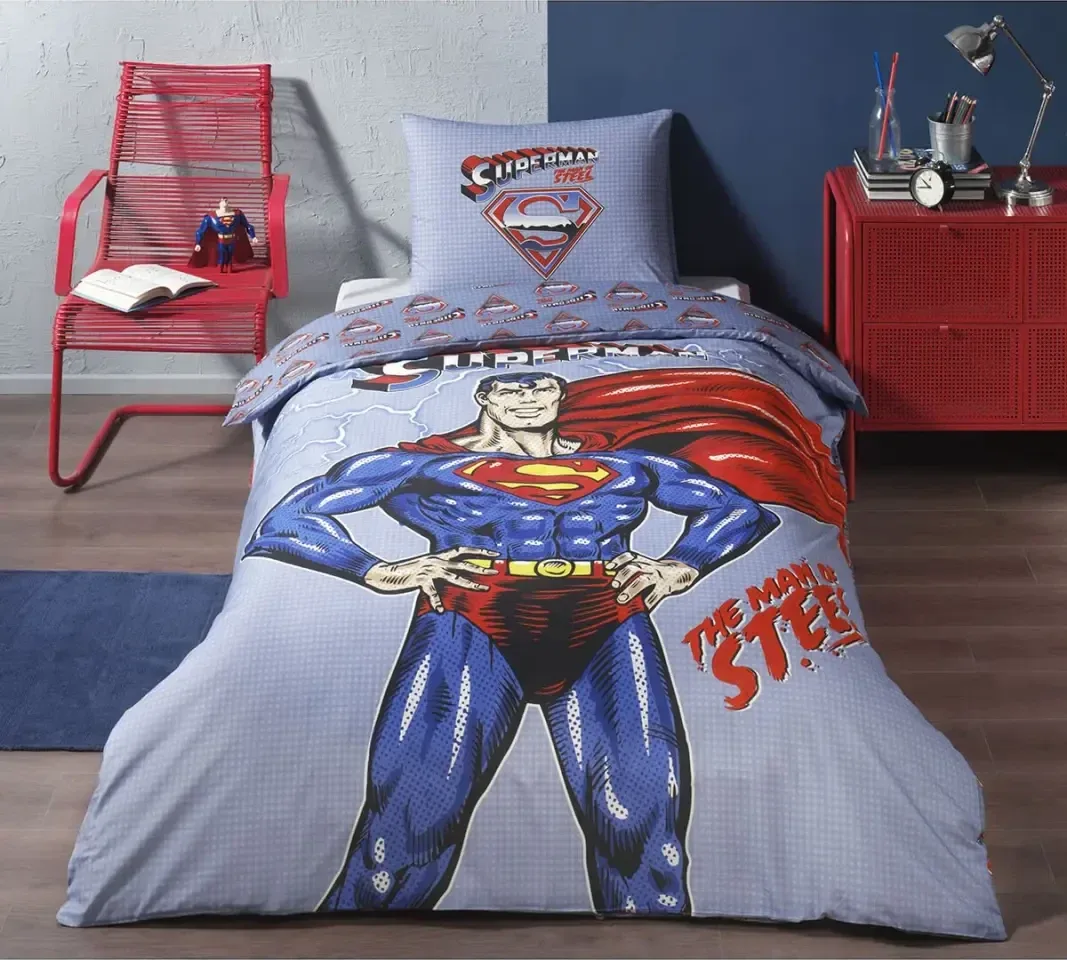Özdilek Superman Light Tek Kişilik Lisanslı Çocuk Nevresim Takımı - görsel 2