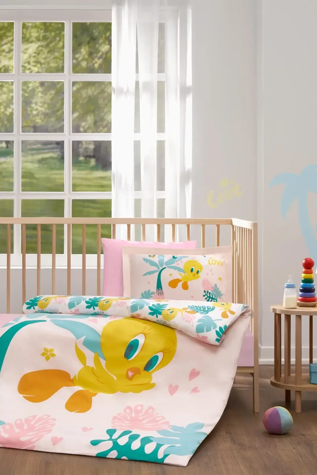 Özdilek Tweety Tropic Bebek Nevresim Takımı
