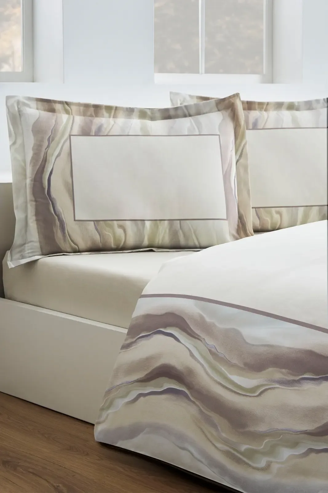 Özdilek Wavelet Süper King Size Saten Nevresim Takımı - görsel 3