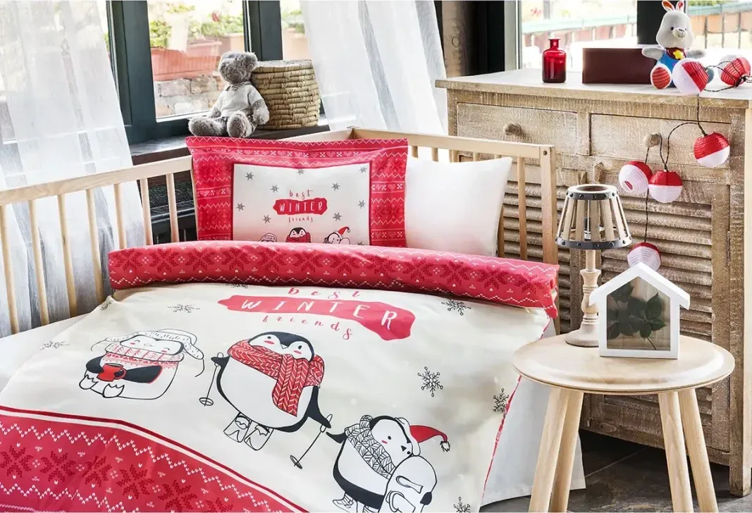 Özdilek Winter Friend Kışlık Flanel Bebek Nevresim Takımı - görsel 4